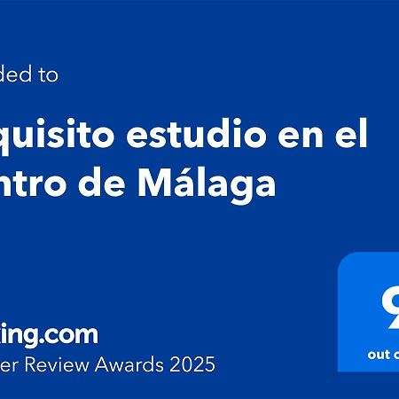 Exquisito Estudio En El Centro De Málaga Dış mekan fotoğraf